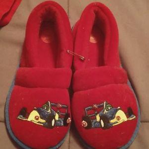 Boys Racecar Slippers